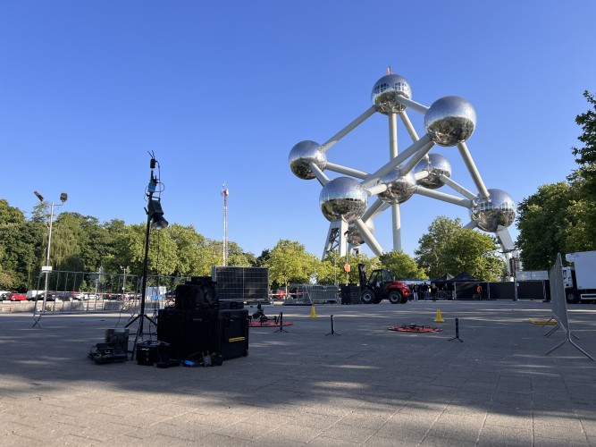 Anyma aan het Atomium (Brussels)